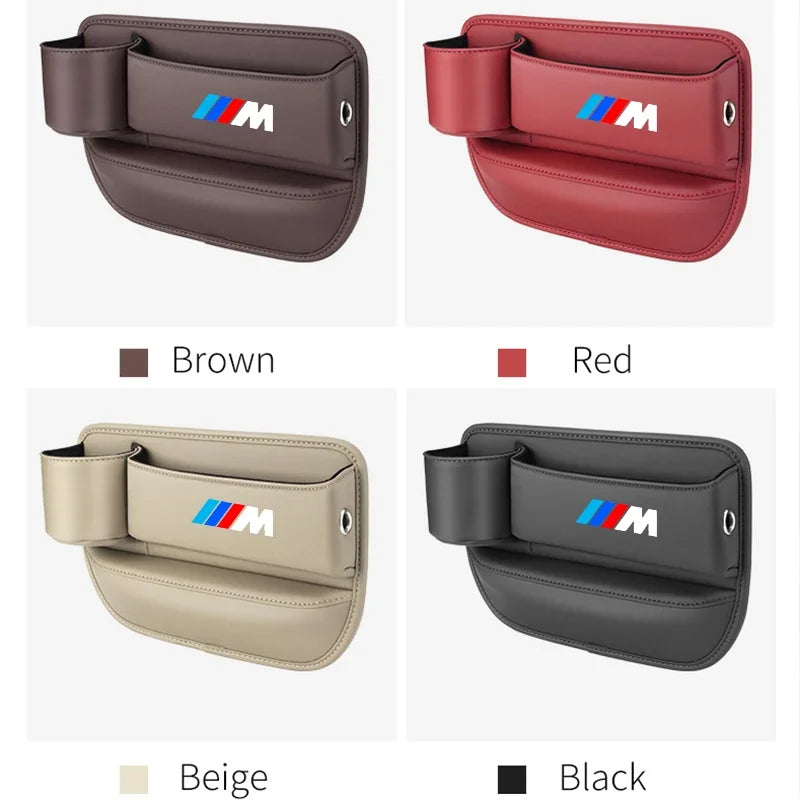 Premium Car Seat Gap Organizer with Cup Holder & Storage Pocket