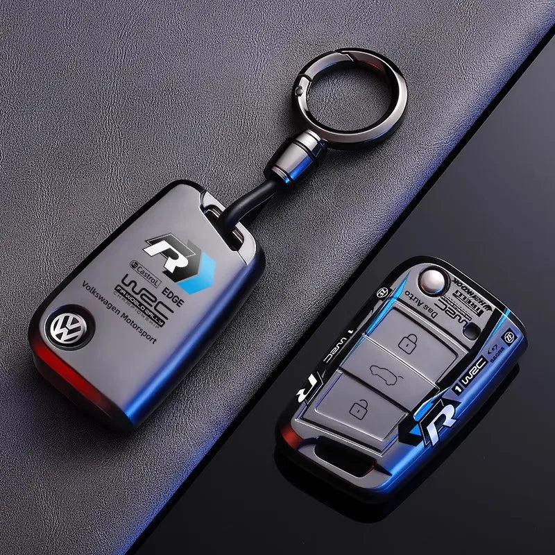 Folding key case for VW – Robust protection with a sporty motorsport design