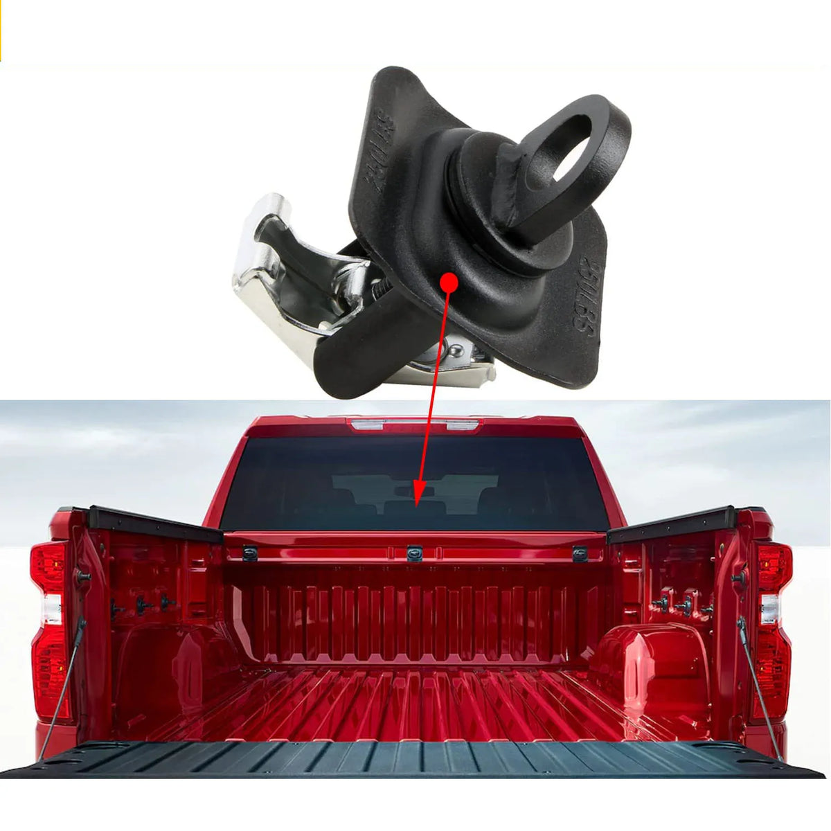 Heavy Duty Truck Bed Tie Down Anchors for Chevy Silverado Colorado GMC Sierra and Canyon