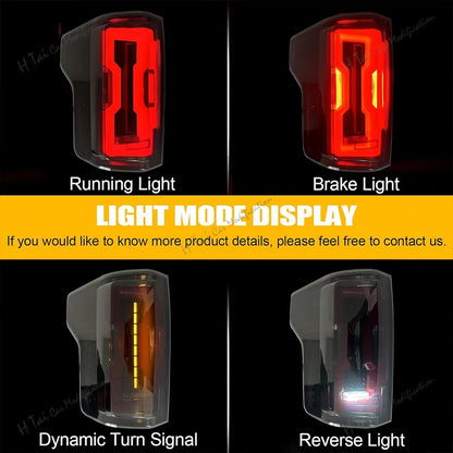 LED Tail Lights for Ford F150 2015 to 2020 with Dynamic Turn Signals