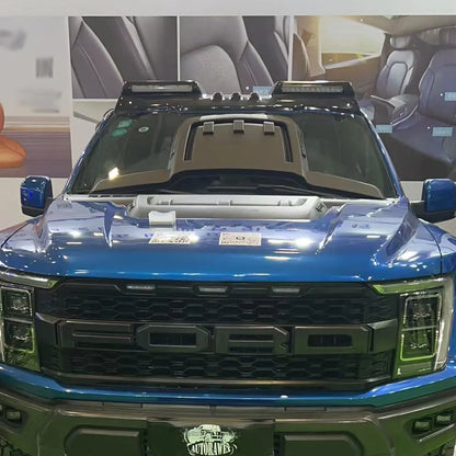 Carbon Look LED Roof Light Bar Pods for Ford F-150 Raptor – Off-Road Styling Upgrade
