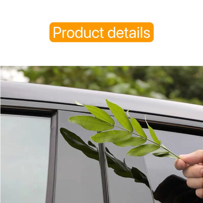 Gloss Black Door Pillar Trim Covers for Honda CRV 2012 to 2016 6 Piece Set
