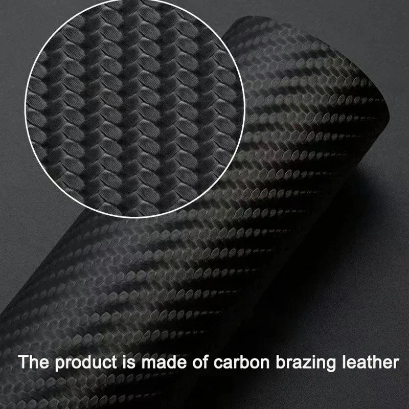Einstiegsleistenschutz aus Carbonfaser – 3D-Aufkleber für VW Golf 5–8, GTI, Polo MK4–MK7 (60 x 7 cm)