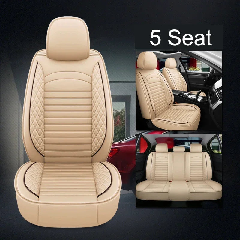 Universal Full Coverage Leather Car Seat Cover for Chrysler – Premium Interior Protection for 300C, 200, Grand Voyager & Pacifica