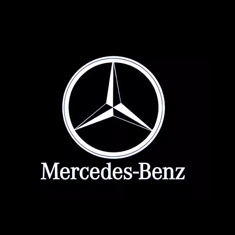 2er-Set LED Türlicht Projektor mit Mercedes-Benz Logo – mit Kompatibel W212, W205, AMG, GLA, GLC, GLB, GLE