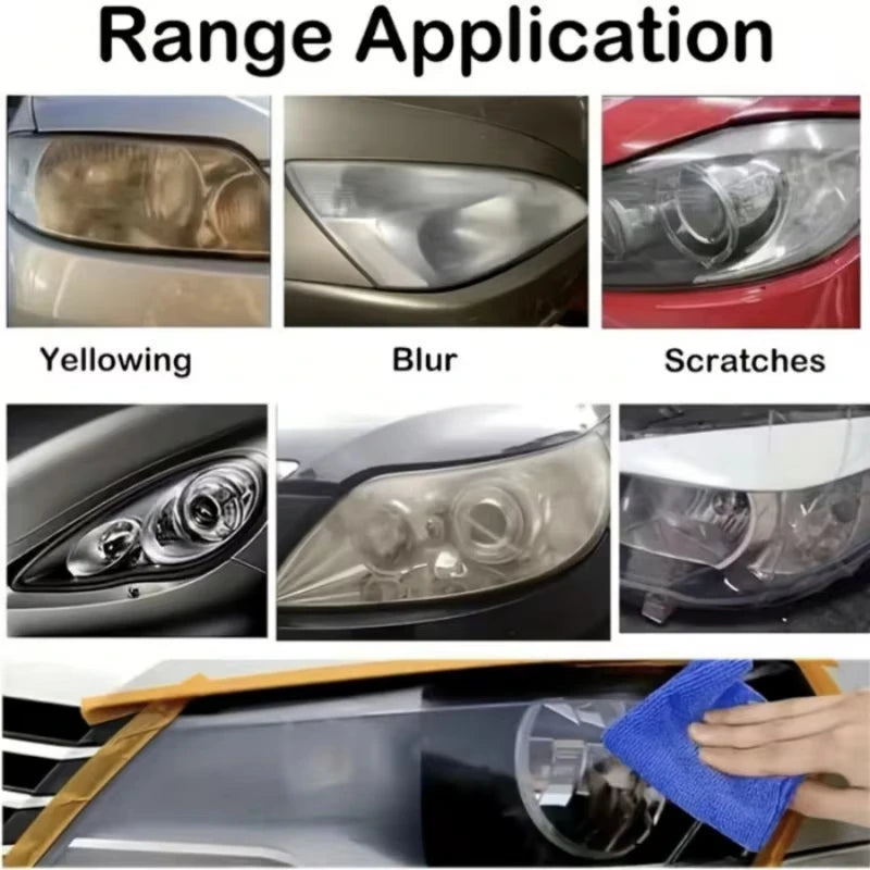 Car Headlight Restoration Polish – Oxidation, Yellowing & Scratch Remover