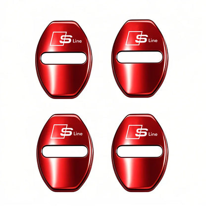 Zinc alloy door lock cover for Audi – protective caps for car door lock A1–Q8 series