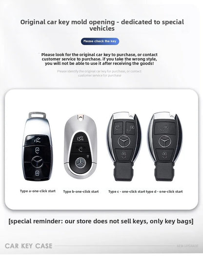 TPU car key cover for Mercedes-Benz – Elegant protection with soft TPU design