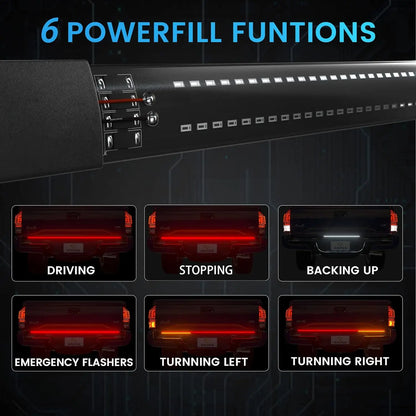 60 Inch LED Tailgate Light Bar for Chevrolet Silverado GMC Sierra and Ford F150