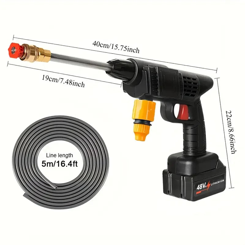 Cordless High Pressure Washer – Portable Power Cleaner for Car, Garden and Home