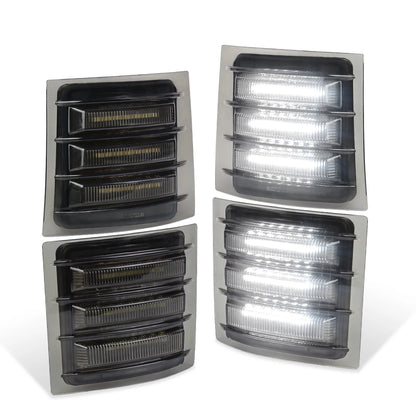 LED Corner Side Marker Turn Signal Lights for Chevy C K 1500 2500 3500 1994 to 1998