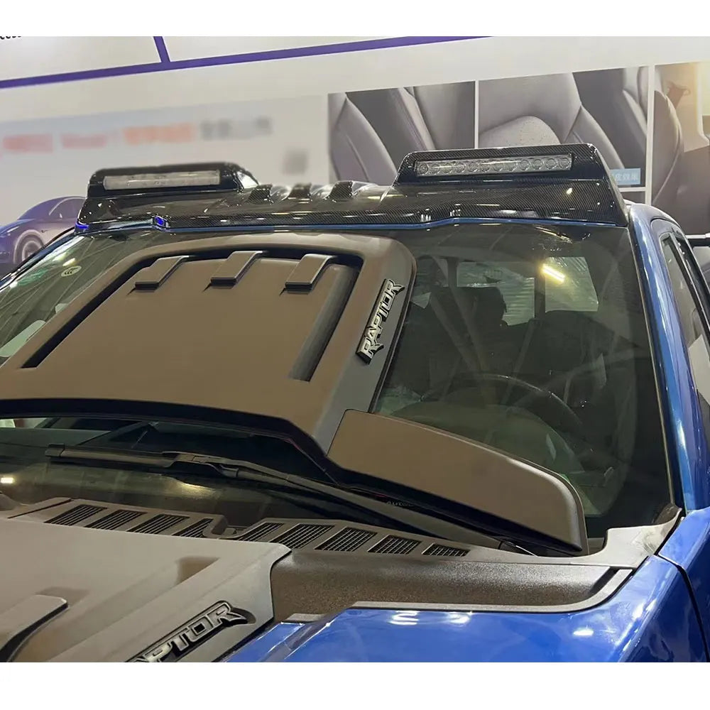 Carbon Look LED Roof Light Bar Pods for Ford F-150 Raptor – Off-Road Styling Upgrade