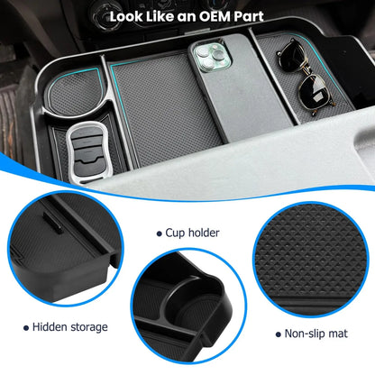 Front Console Organizer Tray for Ford F-Series Trucks (2011–2025)