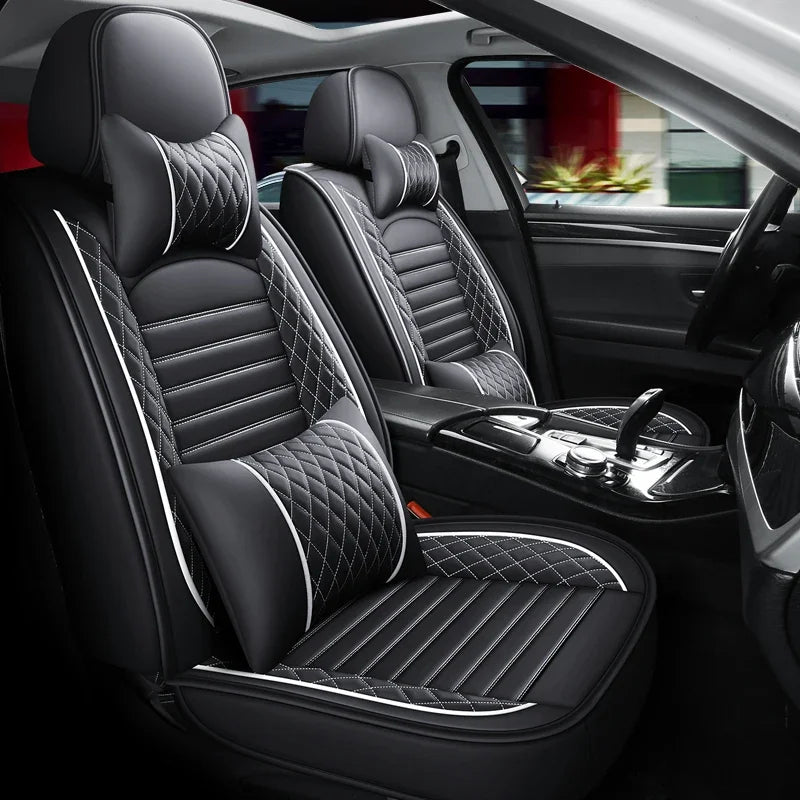 Universal Full Coverage Leather Car Seat Cover for Chrysler – Premium Interior Protection for 300C, 200, Grand Voyager & Pacifica