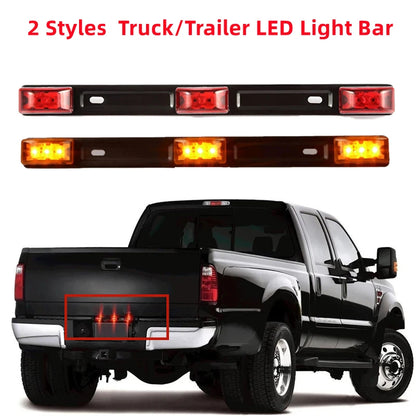 14" LED Tailgate Identification Light Bar – 9 LED Marker Light for Trucks & Trailers