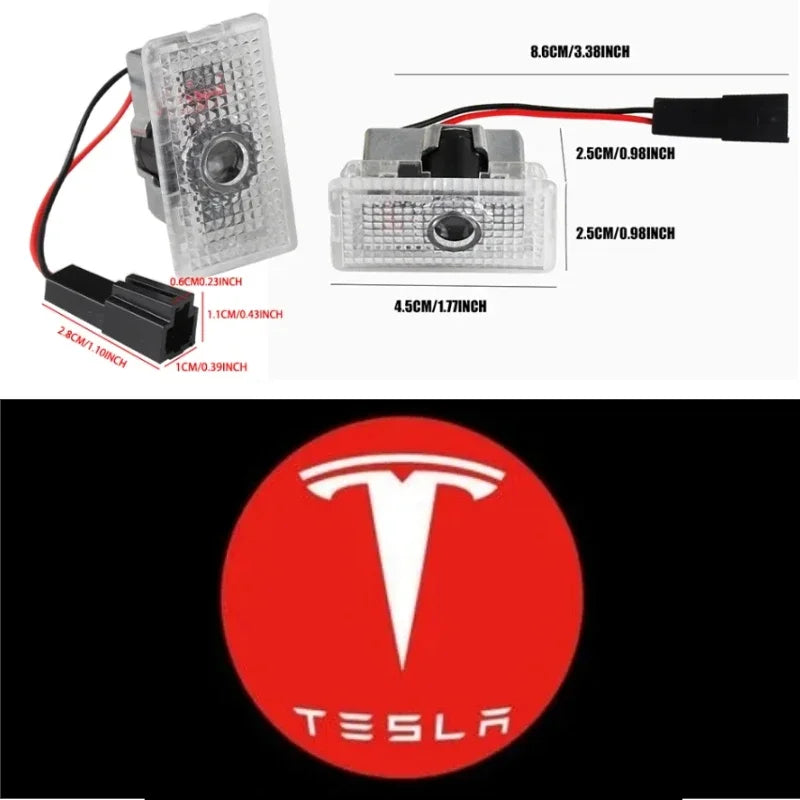 Tesla Emblem Aufkleber aus ABS – Premium Fahrzeugpersonalisierung
