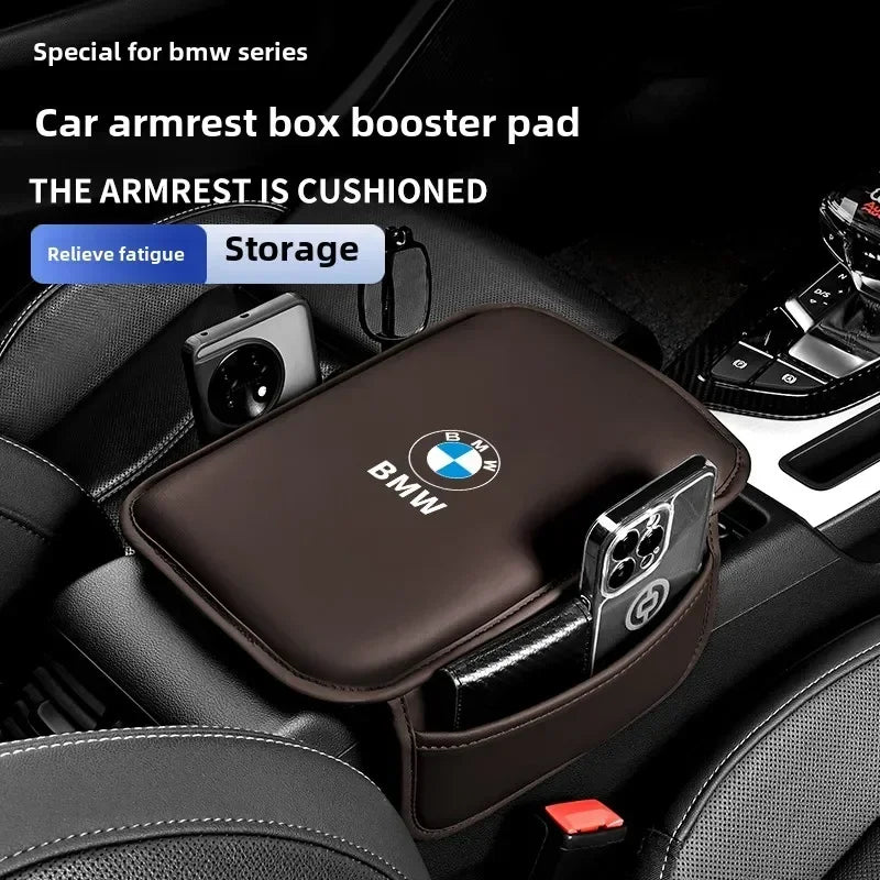 BMW Armrest Cushion – Leather Center Console Pad
