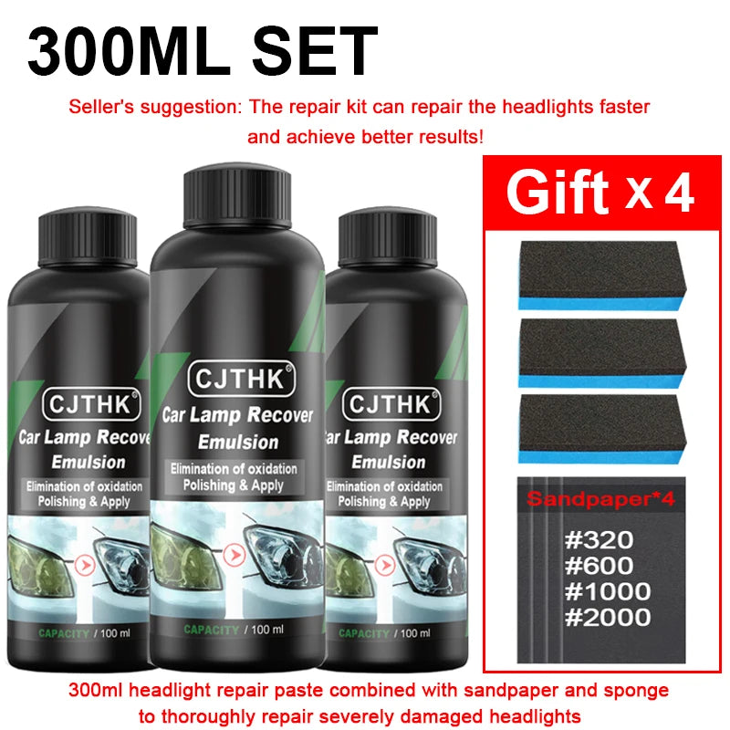 Headlight Restoration Kit – Headlight Polish & Oxidation Remover