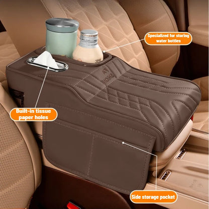 Universal Car Armrest with Storage & Cup Holder – Multifunctional Auto Center Console Organizer