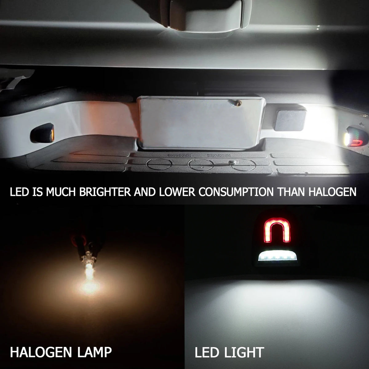 6000K LED License Plate Lights for Chevy Silverado GMC Sierra Tahoe Yukon and Escalade