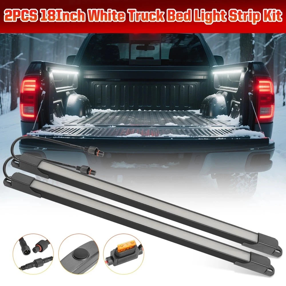 Waterproof LED Truck Bed Light Kit with 66 132 or 198 LEDs