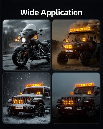 Super Bright LED Work Light Bar for Trucks SUVs ATVs and Motorcycles