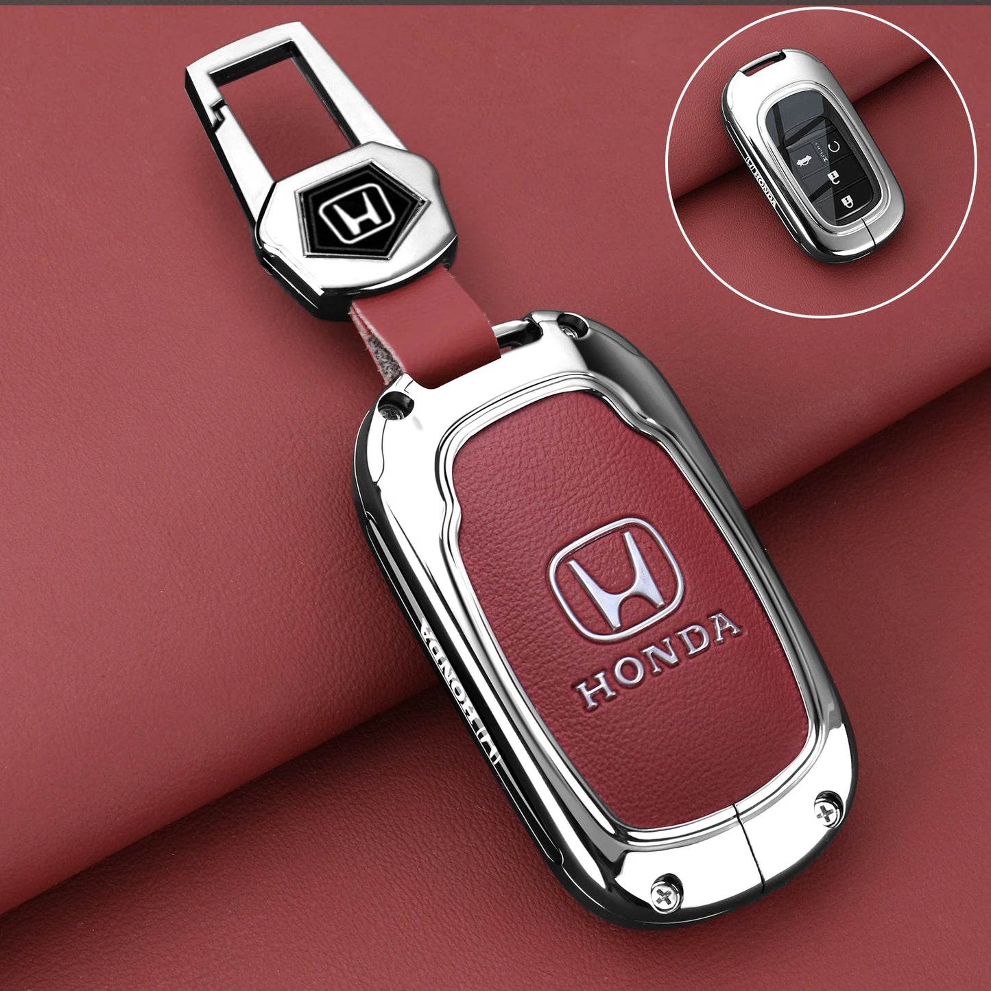 Zinc alloy key case for Honda – Stylish protection for your car key