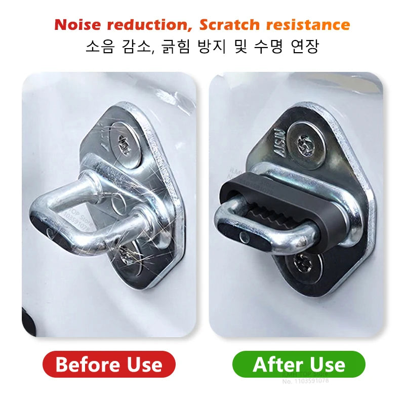 Universal Car Door Shock Absorber Pads – Noise Reduction & Anti-Vibration Buffers