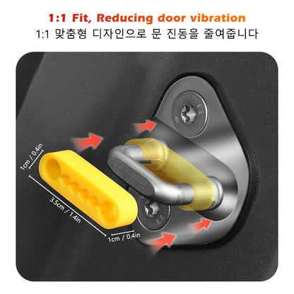 Universal Car Door Shock Absorber Pads – Noise Reduction & Anti-Vibration Buffers