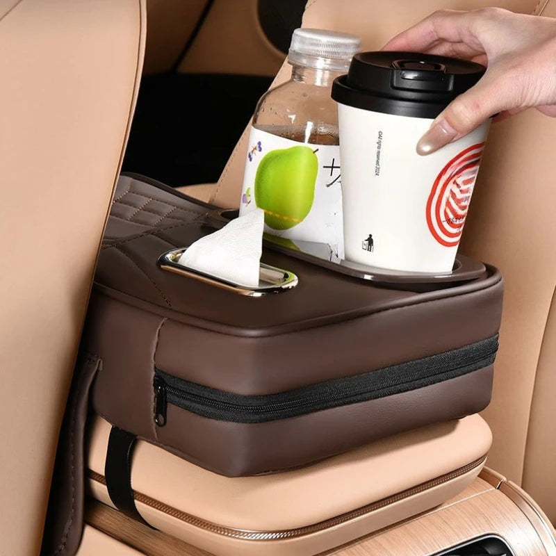 Universal Car Armrest with Storage & Cup Holder – Multifunctional Auto Center Console Organizer