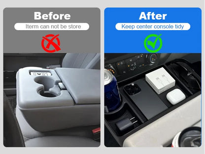 Front Console Organizer Tray for Ford F-Series Trucks (2011–2025)