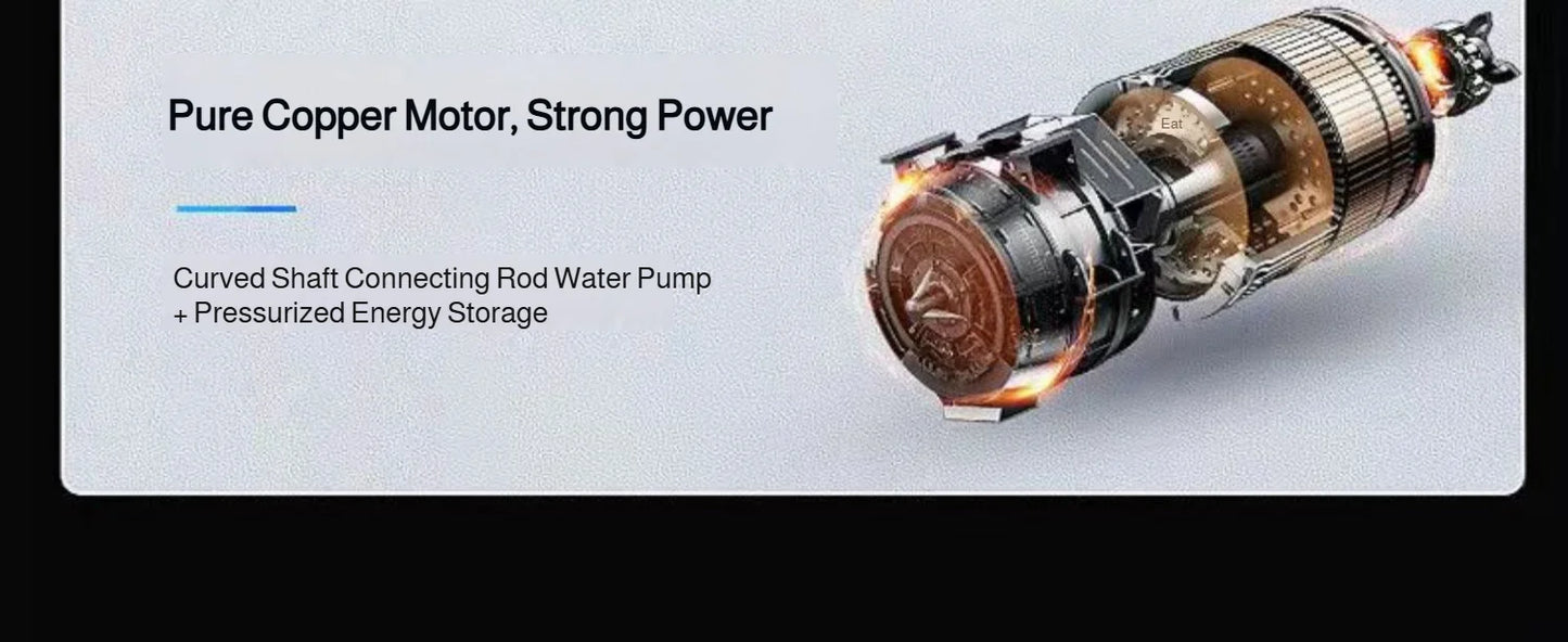 Cordless high-pressure cleaner – powerful cleaning for car, garden and home