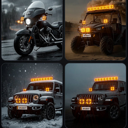 Super Bright LED Work Light Bar for Trucks SUVs ATVs and Motorcycles