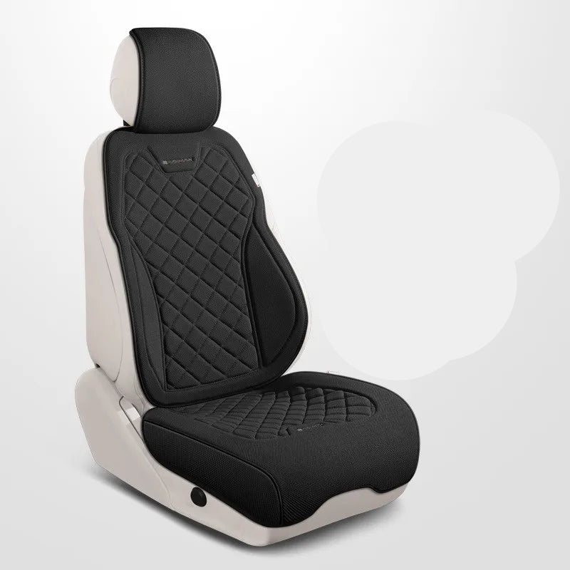 Universal Breathable Linen Car Seat Cover – Premium Full Protection Cushion for Cars & SUVs