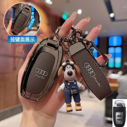 Zinc alloy key case for Audi – Stylish protection for your car key