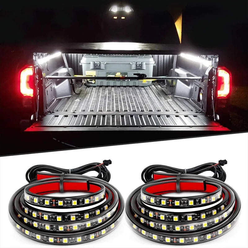 Waterproof LED Truck Bed Light Strip Kit with Switch 12V