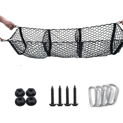 Heavy-Duty Truck Bed Cargo Net Organizer – Universal Mesh Storage Net