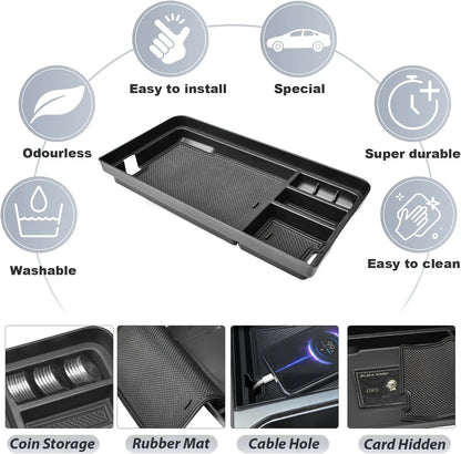 Center Console Organizer Tray for Ford F-150 & F-150 Lightning (2021–2025)