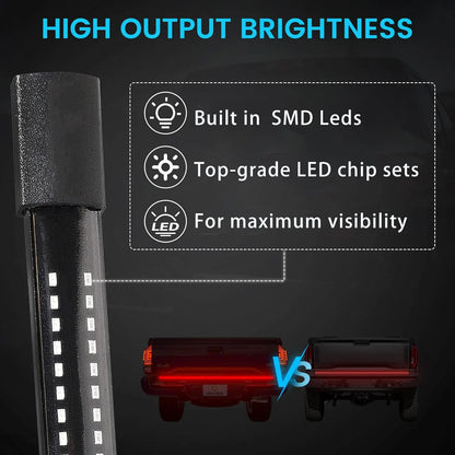 60 Inch LED Tailgate Light Bar for Chevrolet Silverado GMC Sierra and Ford F150