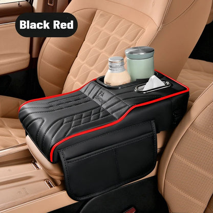 Universal Car Armrest with Storage & Cup Holder – Multifunctional Auto Center Console Organizer