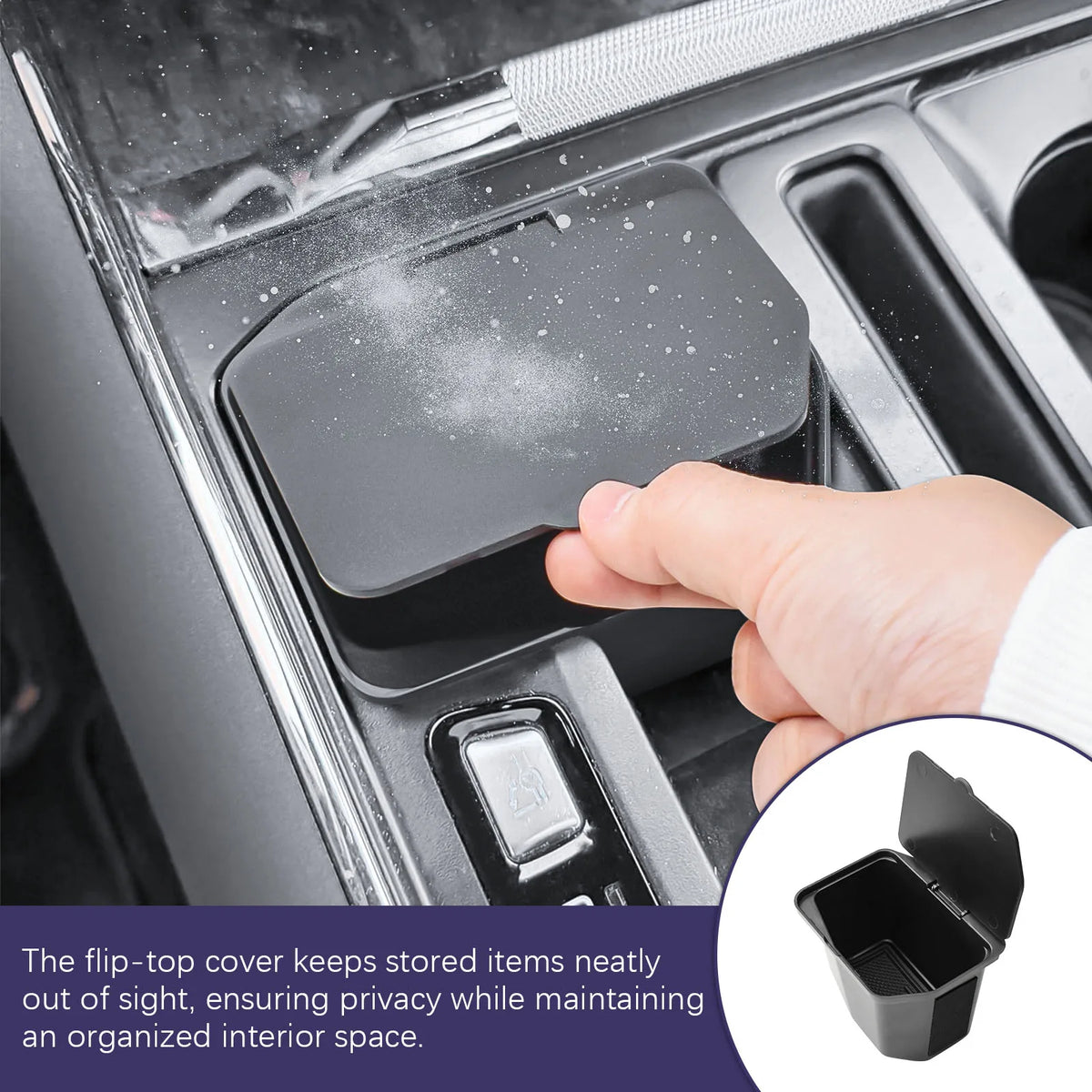 Center Console Coin Holder Tray for Ford F-150 & F-150 Lightning (2021–2026)