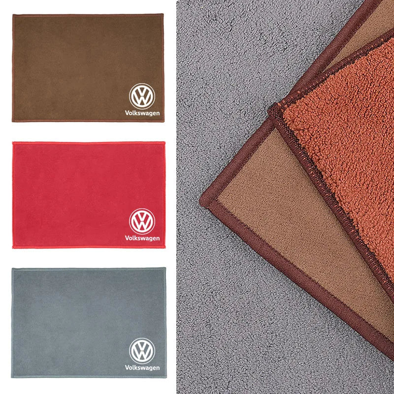 Chiffon de nettoyage en microfibre pour VW – Accessoires d'entretien automobile haut de gamme pour l'intérieur et la carrosserie