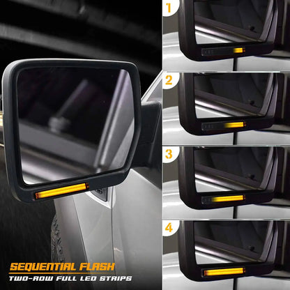 Sequential LED Side Mirror Turn Signal Lights for Ford F-150 & Raptor (2009–2014)