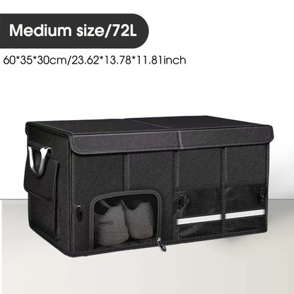 Portable Foldable Car Trunk Organizer – Waterproof Oxford Storage Box up to 92L