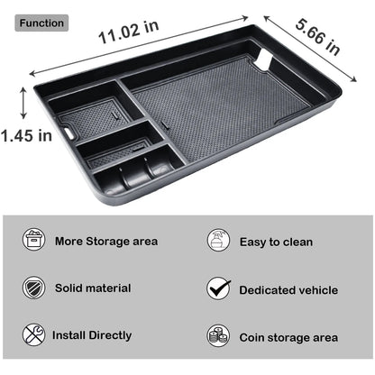 Center Console Organizer Tray for Ford F-150 & F-150 Lightning (2021–2025)