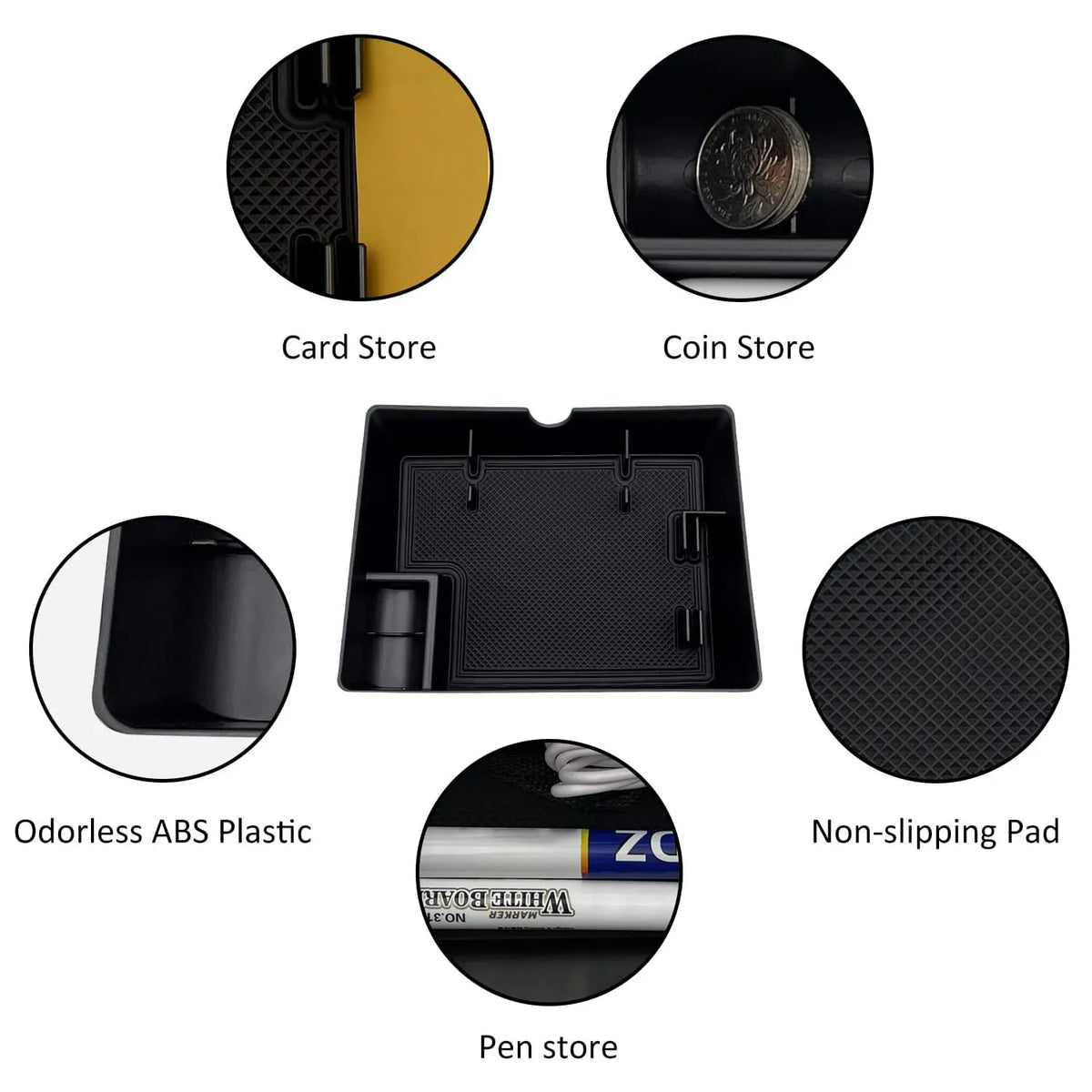 Dashboard Storage Organizer Tray for Ford F-150 & Super Duty (2015–2022)