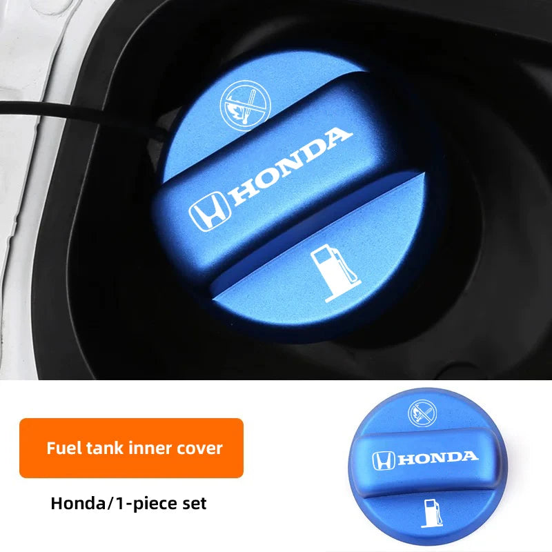Honda Fuel Tank Cap Cover in Aluminum Alloy for Civic Accord CRV HRV and More