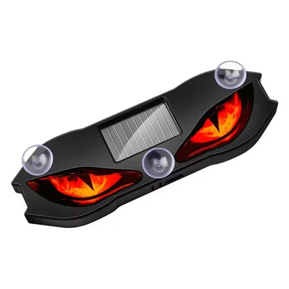 Solar Powered RGB Demon Eye Car Light – Wireless Dynamic LED Warning Light