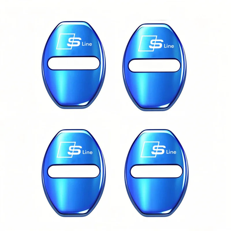 Audi Door Lock Cover – Zinc Alloy Protective Cap for A1 & Q8 Series