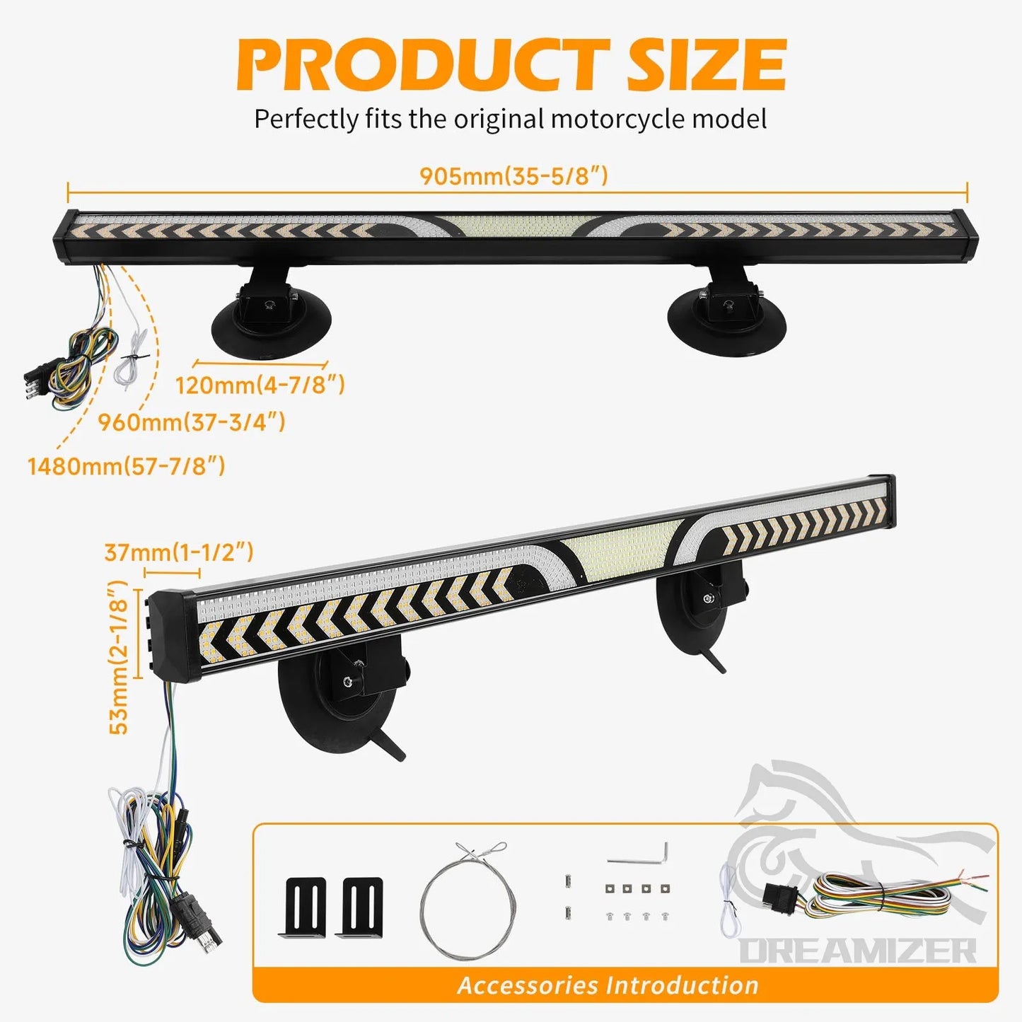 LED Tailgate Light Bar – Sequential Brake, Reverse & Turn Signal for Ford Trucks